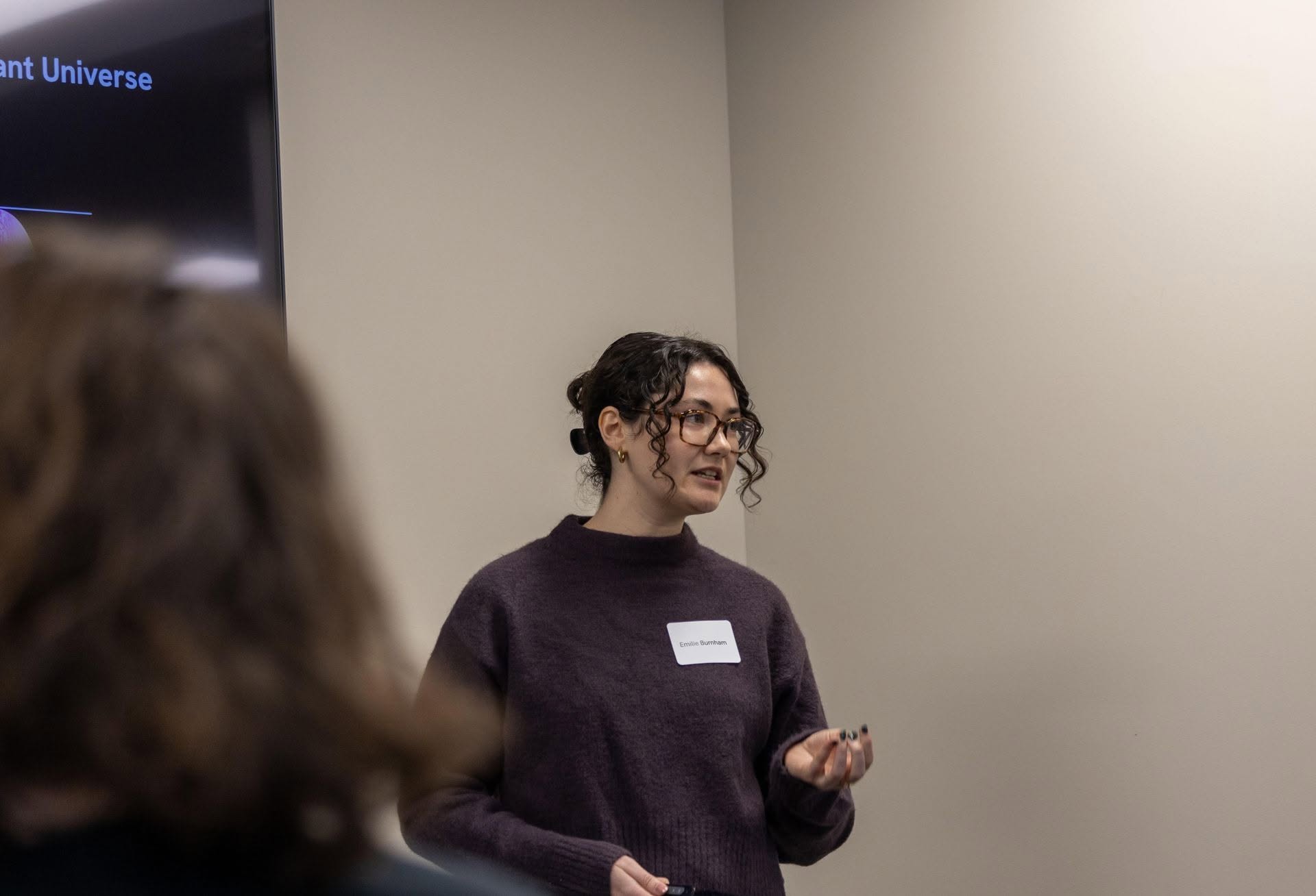I ended up winning first place for a talk competition in the Eberly College of Science at Penn State.
