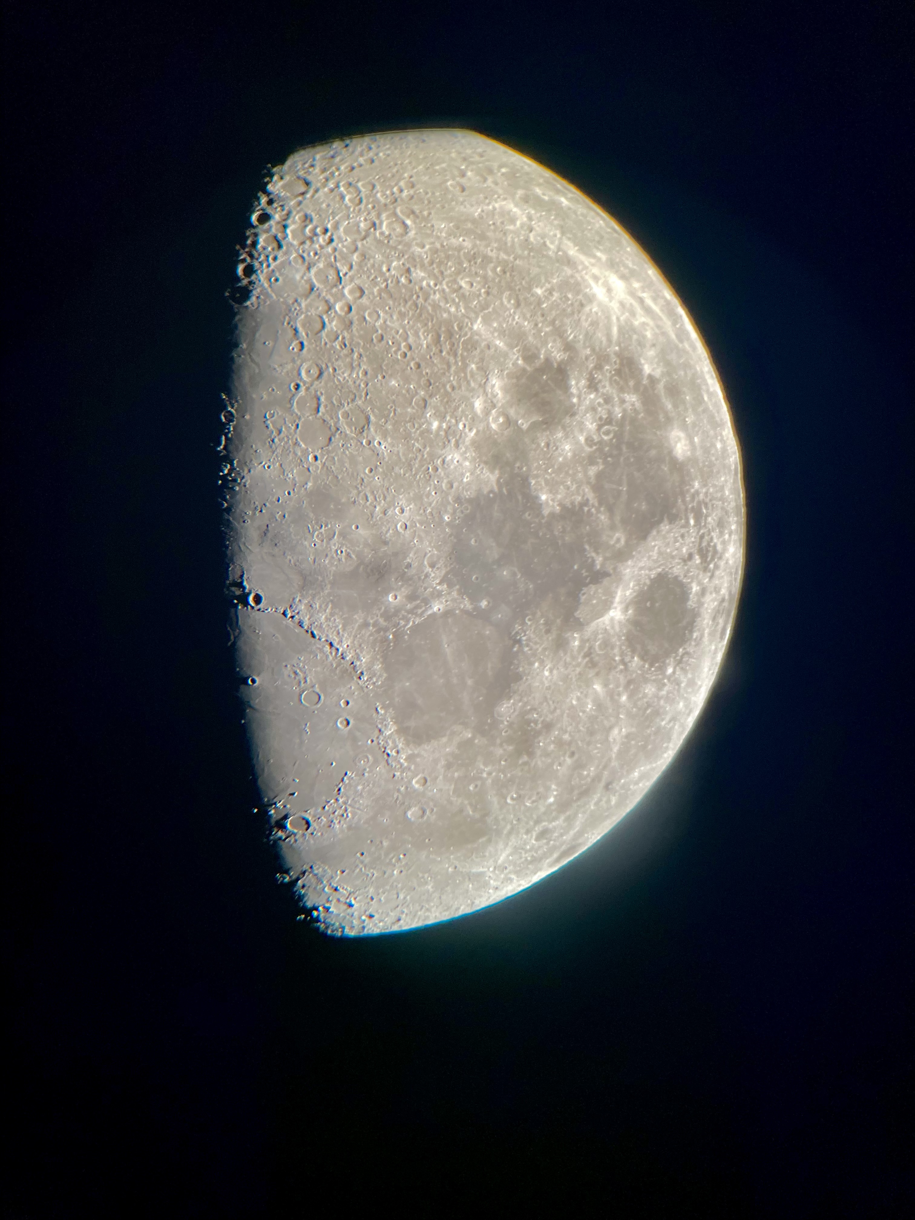 This was the first time I ever looked through a telescope.